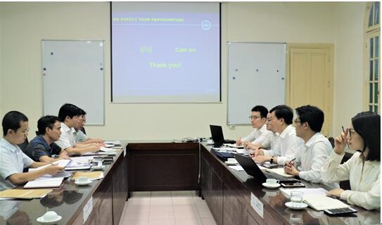 与越南地质矿产总局座谈现场 与越南地质矿产总局座谈现场